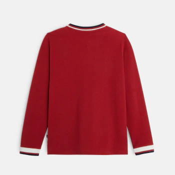 Long-sleeved t-shirt with an emblem