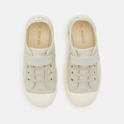 Glittery canvas sneakers