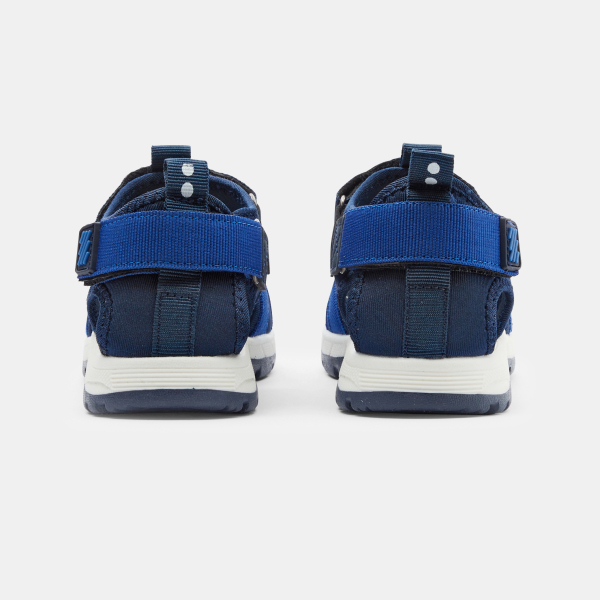 Sandales été à scratch bleues garçon