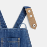 Salopette courte denim bleue bébé garçon Salopette courte denim bleue bébé garçon