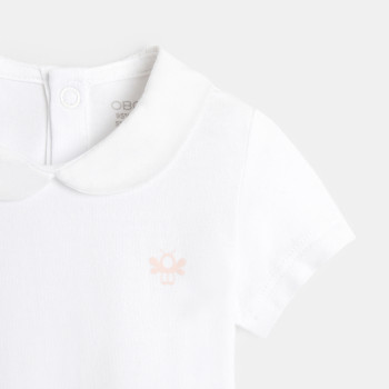 Body petit col cerises (lot de 3) rose naissance
