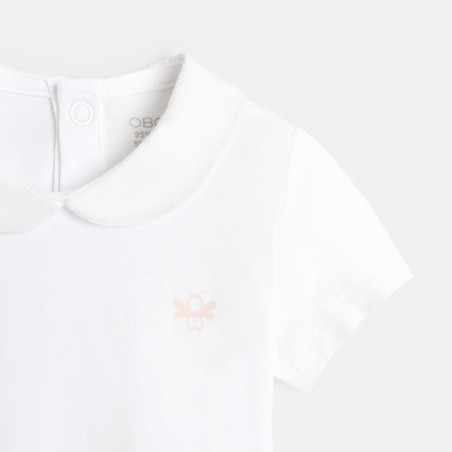 Body petit col cerises (lot de 3) rose naissance Body petit col cerises (lot de 3) rose naissance