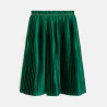 Jupe midi plissée verte fille