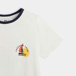 T-shirt motif bateau à voile