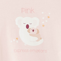 T-shirt Pink expression koala