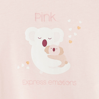 T-shirt Pink expression koala