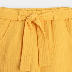 Cotton cheesecloth pants