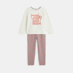Pyjama 2 pièces à message "Good night good dream"