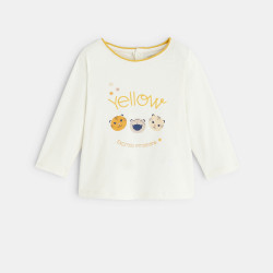 T-shirt Yellow expression