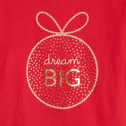 T-shirt à message "dream big"