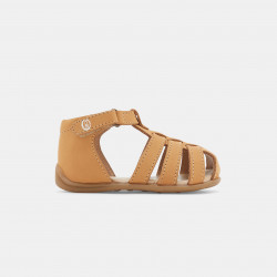 First walking 100% leather sandals