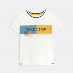 T-shirt à message "take a trip"