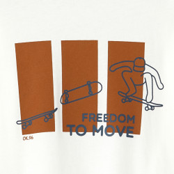 T-shirt à message "Freedom...