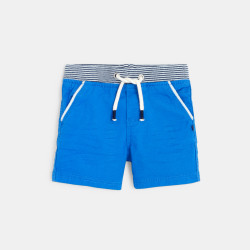 Fancy cotton shorts with...
