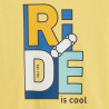 Boys' yellow skateboard motif T-shirt Boys' yellow skateboard motif T-shirt