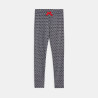 Leggings imprimés en jersey rouge fille Leggings imprimés en jersey rouge fille