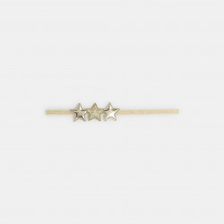 Bandeau élastique brillant étoiles bébé fille