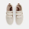 Chaussures en toile à scratch beige garçon