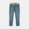 Jean boyfriend délavé bleu Fille Jean boyfriend délavé bleu Fille