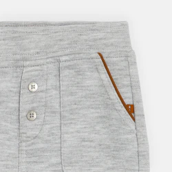 Short en molleton gris...