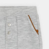 Baby boy's mottled grey fleece shorts Baby boy's mottled grey fleece shorts