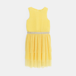 Girl's yellow sleeveless...