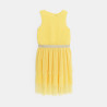 Girl's yellow sleeveless sequin dress
