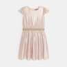 Robe plissée irisée rose fille Robe plissée irisée rose fille