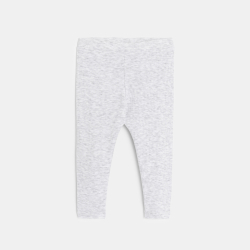 Baby girl's plain grey leggings