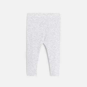 Legging uni gris bébé fille