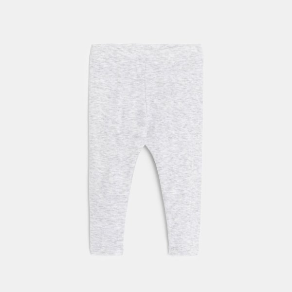 Legging uni gris bébé fille Legging uni gris bébé fille