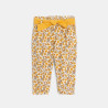 Pantalon paperbag imprimé savane jaune bébé fille Pantalon paperbag imprimé savane jaune bébé fille