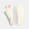 Baskets street basses rose et vert fille Baskets street basses rose et vert fille