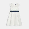 Robe chic sans manches blanc Fille Robe chic sans manches blanc Fille