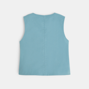 Veston en toile Couleur bleu Garçon
