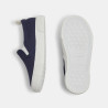 Baskets toile slip on bleu marine garçon Baskets toile slip on bleu marine garçon