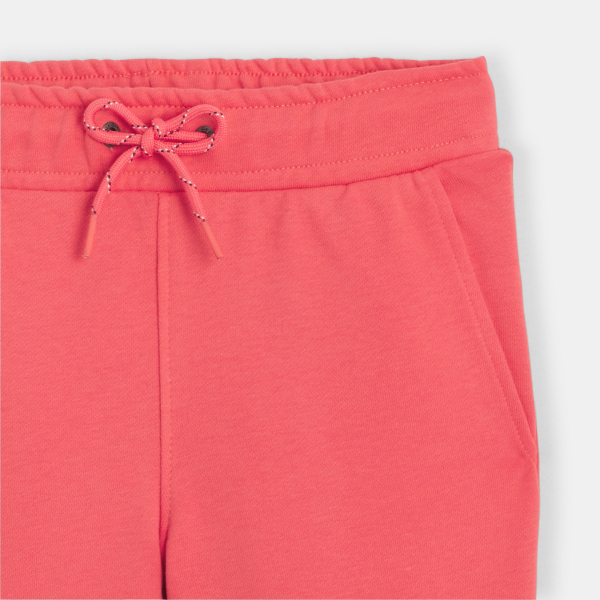 Pantalon de jogging cargo uni rose corail Fille Pantalon de jogging cargo uni rose corail Fille