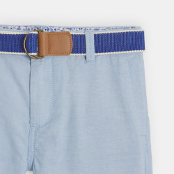 Bermuda en toile + ceinture...