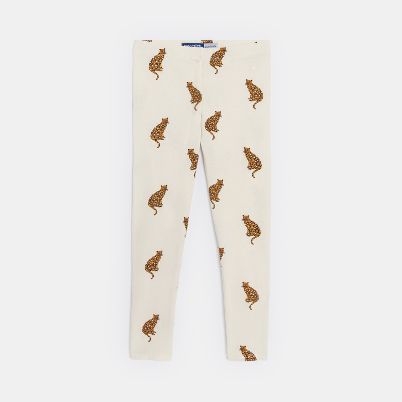 Leggings longs imprimés jaune Fille Leggings longs imprimés jaune Fille