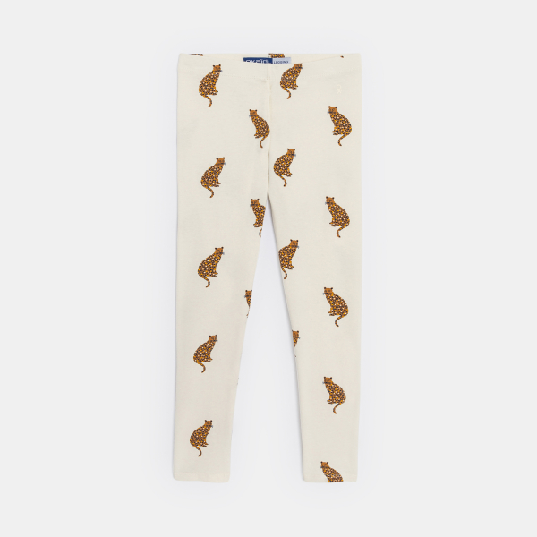 Leggings longs imprimés jaune Fille Leggings longs imprimés jaune Fille