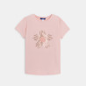 T-shirt manches courtes à sequins rose Fille T-shirt manches courtes à sequins rose Fille