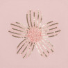 T-shirt manches courtes à sequins rose Fille T-shirt manches courtes à sequins rose Fille