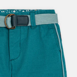Bermuda chino bleu bébé garçon