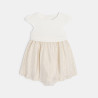 Robe chic 2 en 1 rayures brillantes bébé fille Robe chic 2 en 1 rayures brillantes bébé fille