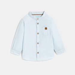 Chemise oxford bleu clair...