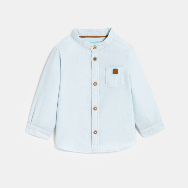 Chemise oxford bleu clair bébé garçon Chemise oxford bleu clair bébé garçon