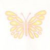 T-shirt manches courtes motif papillon blanc Fille T-shirt manches courtes motif papillon blanc Fille