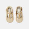 Baby girl's sparkly ballet flats with strap