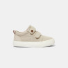 Chaussures chics en toile beige bébé garçon Chaussures chics en toile beige bébé garçon