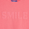 T-shirt manches courtes à message rose Fille T-shirt manches courtes à message rose Fille